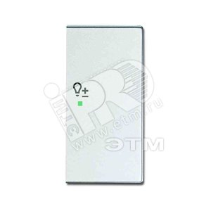 SRD-2-R-83 Клавиша двойная правая free@home, светорегулятор, future, серебристый алюминий | 6220-0-0259  | 2CKA006220A0259 | ABB