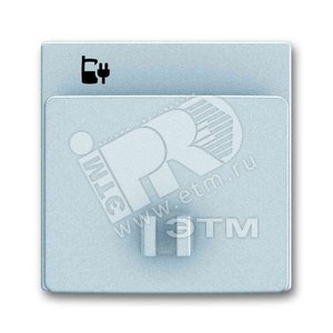 Плата центральная (накладка) 6478-83 для блока питания micro USB - 6474 U, Future, серебристый алюми - ABB