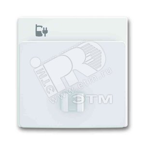 Плата центральная (накладка) 6478-84 для блока питания micro USB - 6474 U, Future, альпийский белый