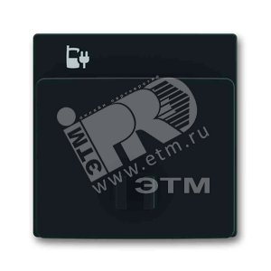 Плата центральная (накладка) 6478-885 для блока питания micro USB - 6474 U, Future, чёрный бархат | 6400-0-0029 | 2CKA006400A0029 | ABB - ABB