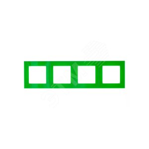 ABB Levit Зелёный / дымчатый чёрный Рамка 4-ая | 3901H-A05040 67W | 2CHH015040A6067 | ABB - фото 5