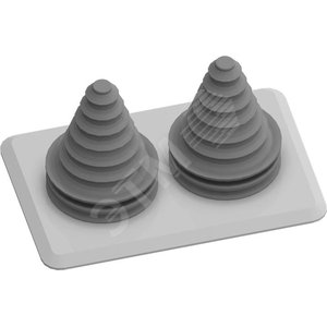 TZ104 фланец с 2-мя кабельными рукавами | 2CPX010456R9999 | ABB 2