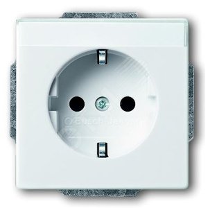 Розетка SCHUKO 16А 250В с полем для надписи, серия solo/future, цвет davos/альпийский белый | 2011-0-6209 | 2CKA002011A6209 | ABB - фото 2