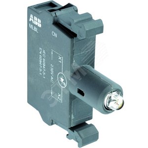Патрон MLBL-04W со встроенным светодиодом белый 110-130В AC - фото 2