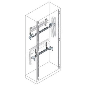 DIN-рейка Ш=800мм 29мод+фронт кронштейн | EH0029 | ABB - фото 2