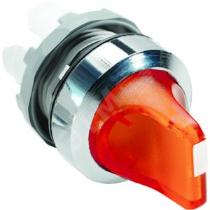 Переключатель M3SS2-21R (короткая ручка) красный 3-х позиционный с подсветкой с возвратом в среднее положение | 1SFA611211R2101 | ABB 2