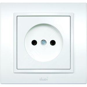 Zena бел. розетка б/з (500-010200-215)