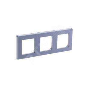ABB Levit Серебро / дымчатый чёрный Рамка 3-ая | 3901H-A05030 70W | 2CHH015030A6070 | ABB - фото 5