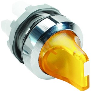 Переключатель M3SS2-21Y (короткая ручка) желтый 3-х позиционныйс подсветкой (только корпус) с возвратом в среднее положение | 1SFA611211R2103 | ABB 2