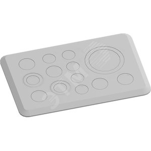 TZ102P10 фланец для метрических сальников 1xM63/M50, 2xM32/M20, 5xM25, 5xM20 (10шт.) | 2CPX010453R9999 | ABB 2