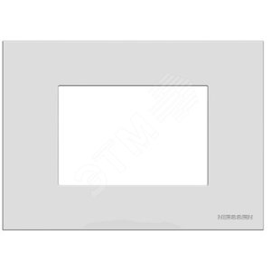 Zenit Рамка 3 поста серебро итальянский стандарт (N2473 PL) 2