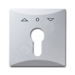 Плата центральная (накладка) с поворотной ручкой, IP44, серия Allwetter 44, цвет серебристо-алюминиевый | 1710-0-3804  | 2CKA001710A3804 | ABB 2