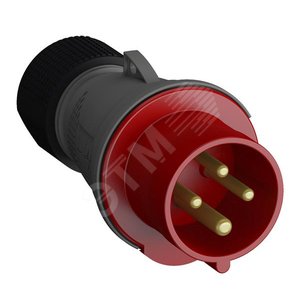 Вилка кабельная 32A 3P+E IP44 переносная 415В Easy&Safe (332EP6) 2