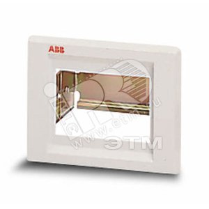 Панель лицевая 4 модуля без двери серая - ABB