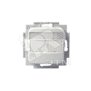 Розетка телекоммуникационная на 2*RJ45, без разъемов (Kingston), Jussi, белый | FOT5000 | 2TKA002182G1 | ABB - ABB