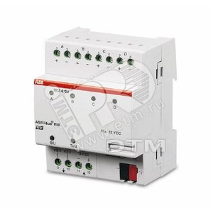 Терминал для подключения пассивных датчиков 4 группы  х 12 В MDRC  MT/S 4.12.1 (SSTGHQ6310027R0111) (0027R0111) - ABB