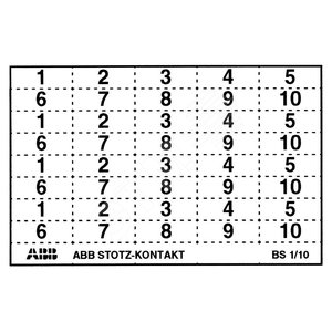 Маркер к. 40шт.пикто BSPikto | GHS2001946R0002 | ABB - ABB