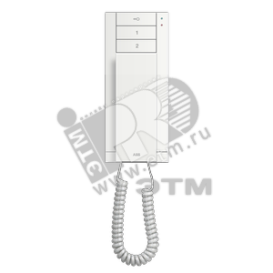 Абонентское устройство трубка 3 клавиши белая (M22002-W) - ABB