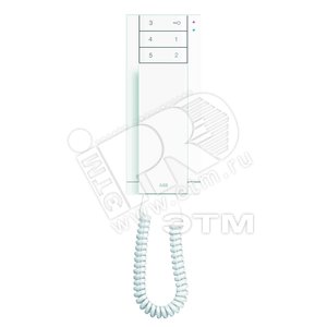 Абонентское устройство, трубка, 6 клавиш, белая | M22001-W | ABB - ABB