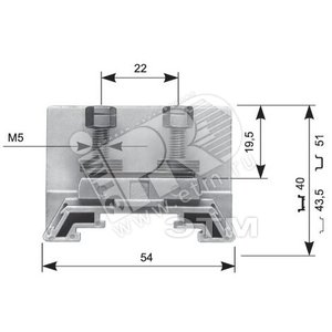 Клемма 2 шпильки HD16/14.FF5.20 - ABB