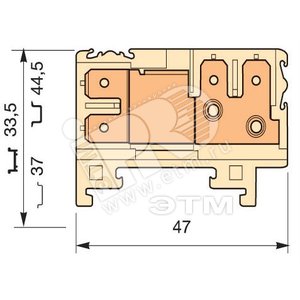Клемма quick-connect HD6/8.2G.2G.2 - ABB