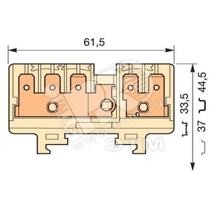 Клемма quick-connect HD6/9.3G.2G - ABB