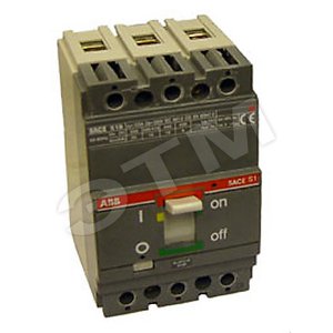 Выключатель автоматический ВА-125А 25kA Isomax1N R In=100А Im=500А 3p F FC Cu - ABB