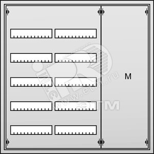 Распределит. щит в нишу 834х810х120 - ABB