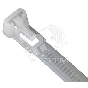 Стяжка кабельная  полиамид 6.6  L-8-50R-9-C (100шт)