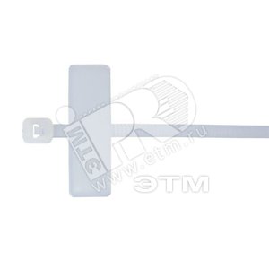 Стяжка кабельная с маркировочным ярлыком (100шт) (L-4-18ID-9-C) - ABB