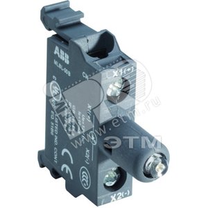 Патрон MLBL-05BR со встроенным светодиодом красный 110-130В DC для боксов | 1SFA611621R2051 | ABB