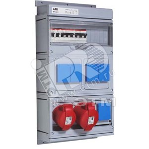 Бокс MP32/2 с розетками в сборе IP44 пластик (MP32/2) - ABB