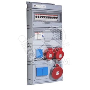 Комби-бокс MPR63/1 с розеткой в сборе IP44 (MPR63/1) - ABB
