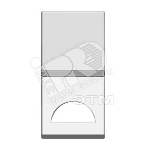 ABB Zenit Альп. белый Клавиша 1-я с окошком для шильдика (1 мод) | N2101.9 BL  | 2CLA210190N1101 | ABB - ABB