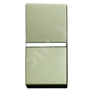 Мех-м 1-кл. 1-пол. выкл. с кл., 1-мод., серия Zenit, цв. шампань