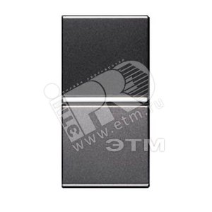 ABB Zenit Серебряный Переключатель 1-клавишный (1 мод) | N2102 PL  | 2CLA210200N1301 | ABB - ABB