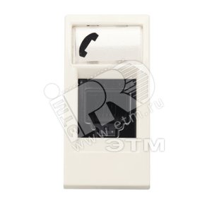 ABB Zenit Альп. белый Розетка телефонная на 6 контактов, RJ12, (1 мод) | N2117.6 BL  | 2CLA211760N1101 | ABB - ABB