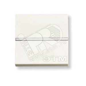 Zenit Переключатель одноклавишный на 2 модуля белый (N2202 BL)