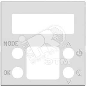 Zenit Накладка для мех-ма электр. терморег. 8140.5, 2 мод., антрацит