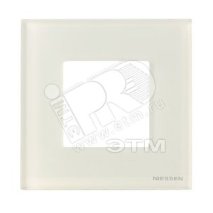 ABB Zenit Стекло Белое Рамка 1-я (2мод) | N2271 CB  | 2CLA227100N3001 | ABB - ABB