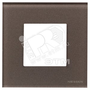 ABB Zenit Стекло Кофейное Рамка 1-я (2мод) | N2271 CC  | 2CLA227100N3701 | ABB - ABB