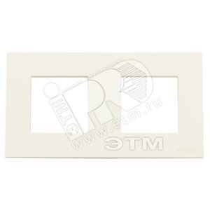 ABB Zenit Альп. белый Рамка базовая 4 мод | N2272.1 BL  | 2CLA227210N1101 | ABB - ABB