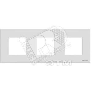ABB Zenit Сталь Рамка 3-я (2+2+2) мод | N2273 OX  | 2CLA227300N4001 | ABB - ABB