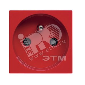 ABB Zenit Розетка франц. ст., со шторками, 16А / 250 В, красный | N2287 RJ  | 2CLA228700N7001 | ABB - ABB