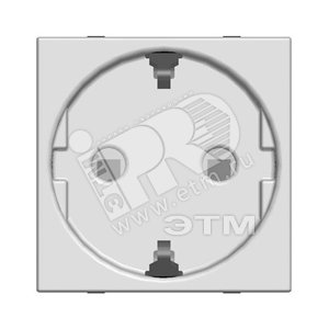 ABB Zenit Антрацит Розетка с/з с защитными шторками, безвинт. зажим, (2 мод) | N2288.6 AN  | 2CLA228860N1801 | ABB