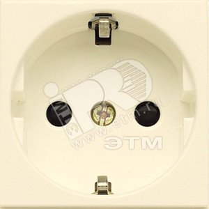 Zenit Розетка  с/з с/ш, 16А 250В,альп. белый