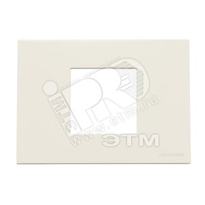 ABB Zenit Альп. белый Рамка итальянский стандарт на 2 мод | N2472 BL  | 2CLA247200N1101 | ABB - ABB