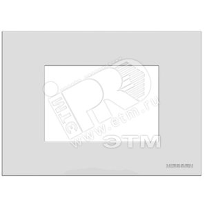 Zenit Рамка 3 поста серебро итальянский стандарт (N2473 PL)