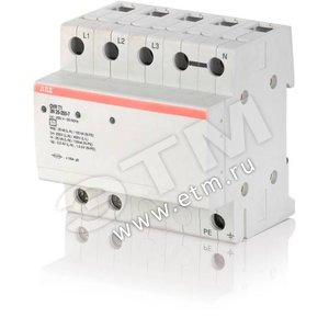 Ограничитель перенапряжения OVR T1 3N 25-255 TS (OVR T1 3N 25-255 T) - ABB