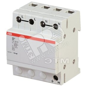 Огран. перенапр. OVR T1 1N 25-255 TS - ABB